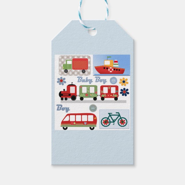 Für Junge Geschenkanhänger (Vorderseite)