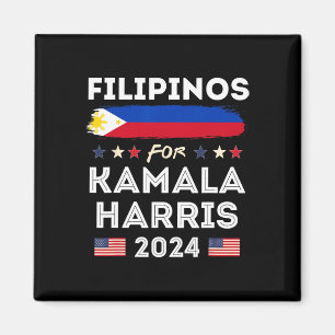 Für Kamala Harris 2024 Flag Patriotic Magnet