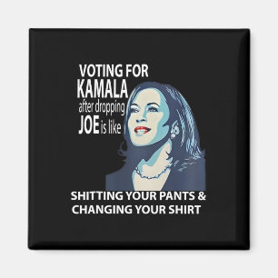 Für Kamala zu stimmen, nachdem Joe gefallen ist, i Magnet