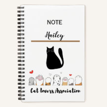 Für Katzen-Liebhaber - SpiralNotebook