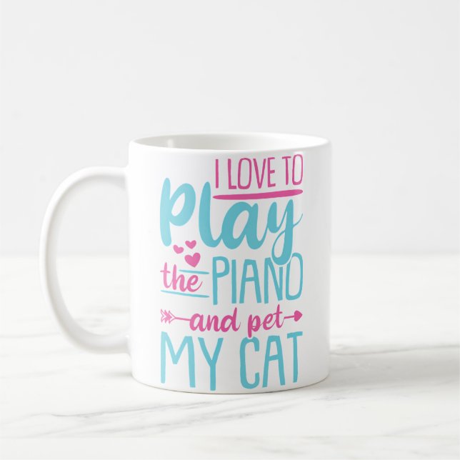 Für Klavierspieler Kaffeetasse (Links)