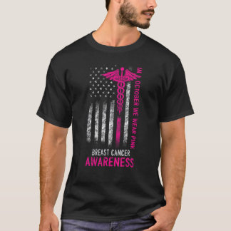 Für Krankenschwestern im Oktober tragen wir rosa U T-Shirt