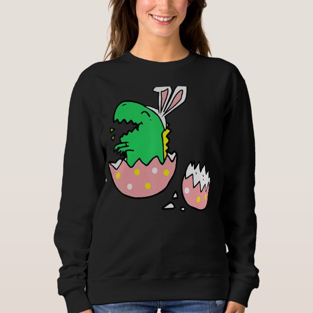 Für Lehrer zu Ostern mit sonnigen Ohren Sweatshirt (Vorderseite)