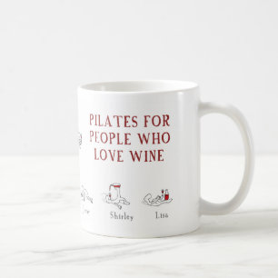 Für Leutedas Pilates Liebe Wein "Harold Planet " Kaffeetasse