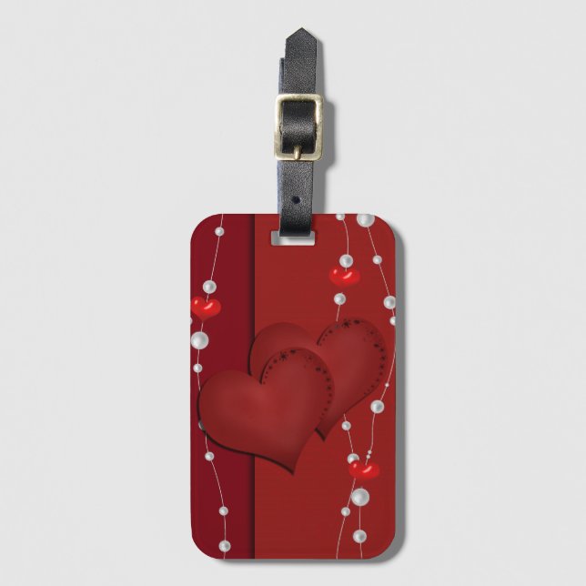 Für Liebende, Liebe Gepäckanhänger (Vorderseite Vertikal)