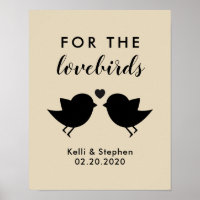 Für Lovebirds Zeichen für Hochzeitssorgen