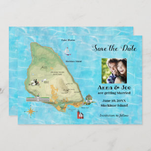 für Mackinac Island Save The Date