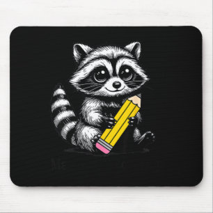 Für Mai gemacht Lustiger Waschbär Letzter Schultag Mousepad