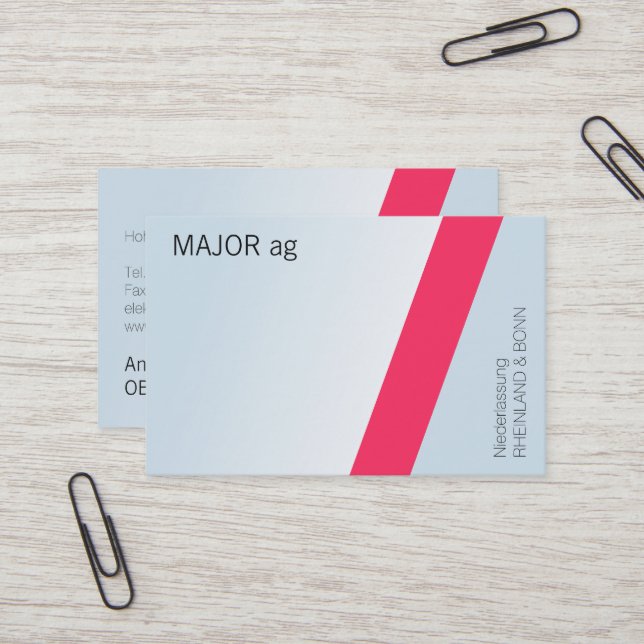 Für Makler & Immobilien Experten Visitenkarte (Vorderseite/Rückseite Beispiel)