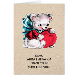 Für Mama am Muttertag. Sweet Teddy Bear