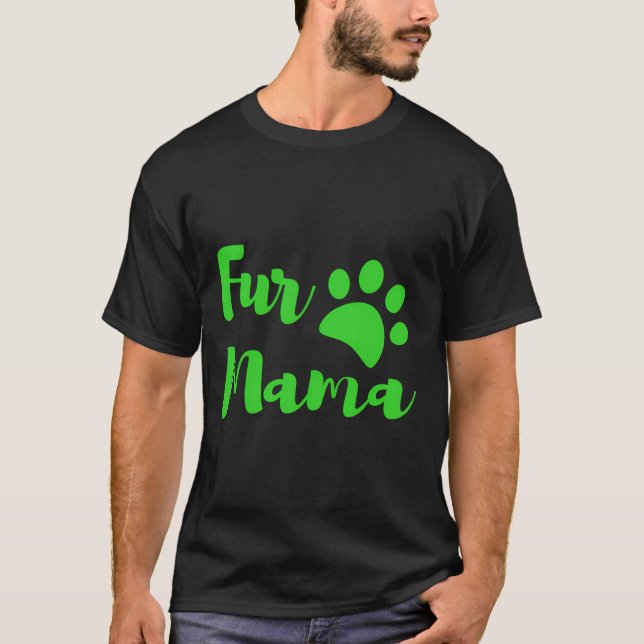 Fur Mama Animal Lovers Hoodie T-Shirt (Vorderseite)