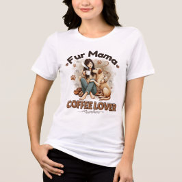 Fur Mama Coffee Lover - Besitzer eines sonnigen Ha Tri-Blend Shirt