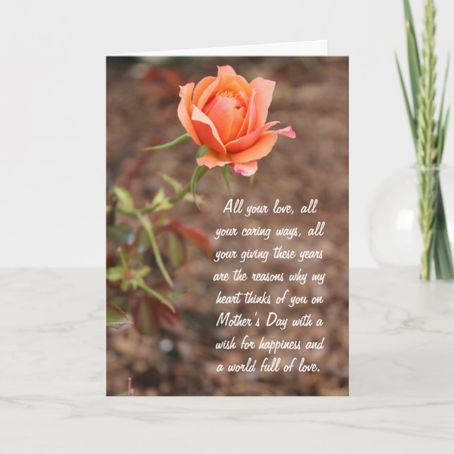 Für Mama Happy Mother Day Karte (Vorderseite)