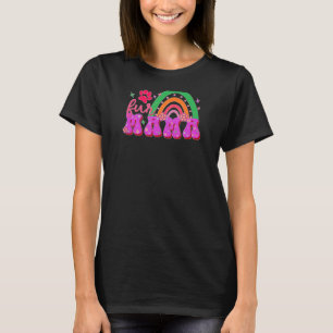 Für Mama Haustier Eltern Hund Katze Pfotenabdruck T-Shirt