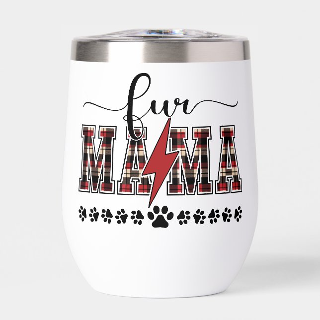 Fur Mama Kariert (Vorderseite)