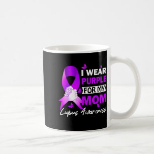 Für Mama Lupus Mutter Lupus-Bewusstsein Violett tr Kaffeetasse