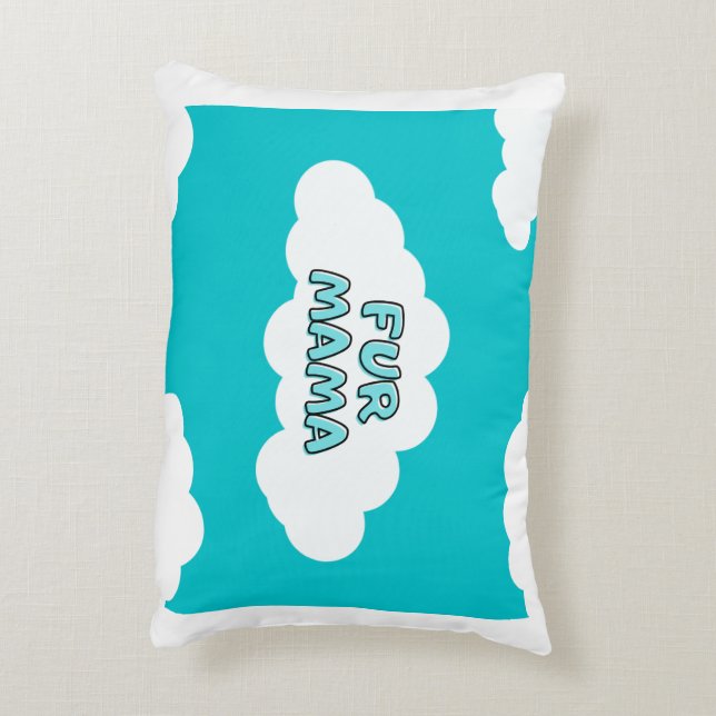 Fur Mama Pillow Dekokissen (Rückseite(Vertikal))