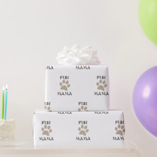 Für Mama, Tierliebhaberin Muttertags- und Geburtst Geschenkpapier