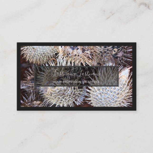 Für Meeresexperten und Meeresfrüchte-Liebhaber Visitenkarte (Vorderseite)