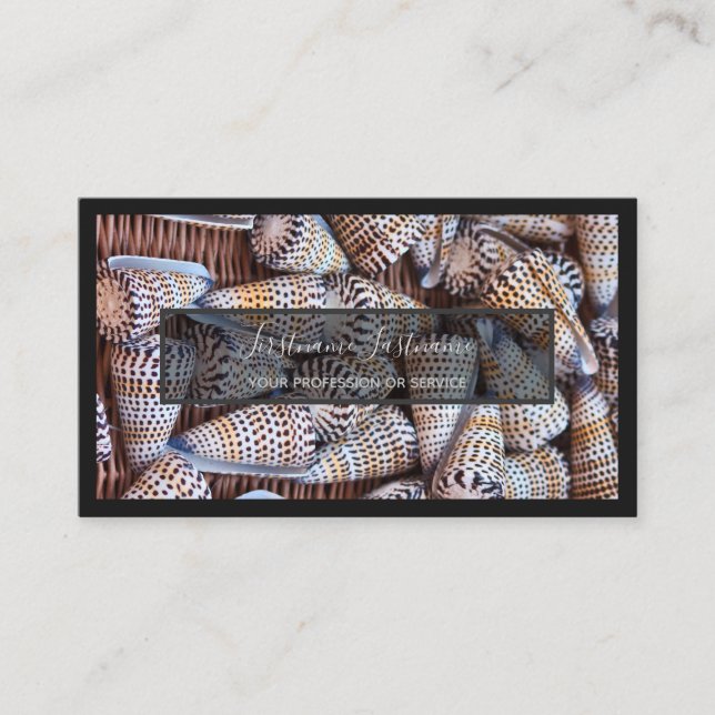 Für Meeresexperten und Meeresfrüchte-Liebhaber Visitenkarte (Vorderseite)