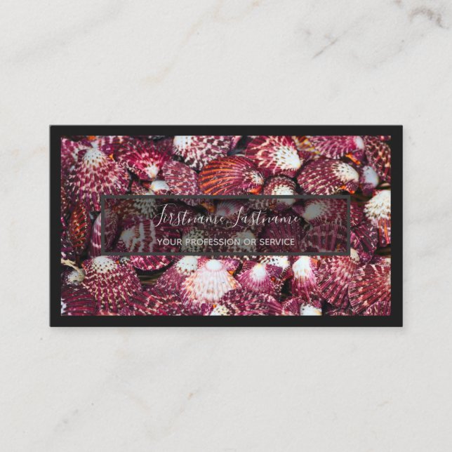 Für Meeresexperten und Meeresfrüchte-Liebhaber Visitenkarte (Vorderseite)