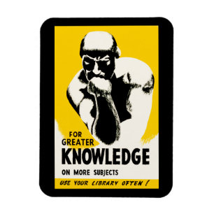 Für mehr Wissen Magnet