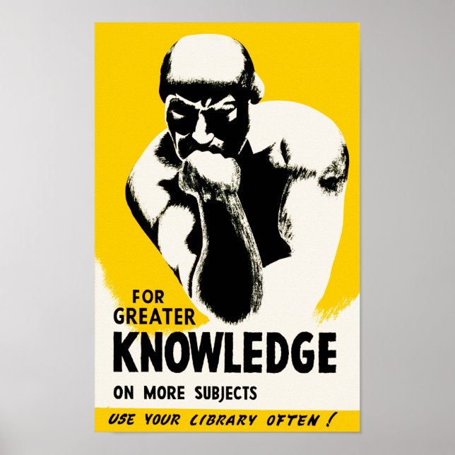 Für mehr Wissen Poster (Vorne)