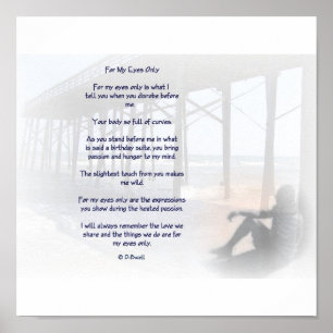 Für mein Augenwasserzeichen Poster