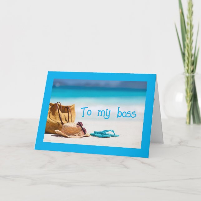 **FÜR MEIN BOSS*** VERDIENT MAN EINEN "GROSSEN GEB KARTE (Vorderseite)