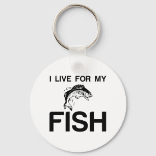 FÜR MEIN FISCH LEBE ICH SCHLÜSSELANHÄNGER