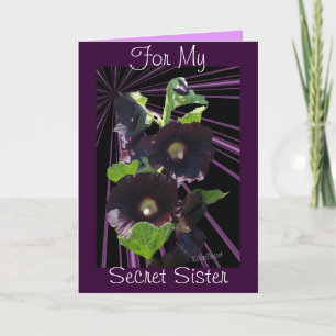 Für mein Geheimnis Schwester-fertigen Sie jede Karte