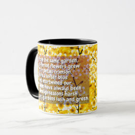Für mein Gesangsgedicht Geschenk (Name & Monogramm Tasse