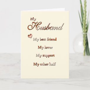Für mein Huband (Jubiläum) Karte