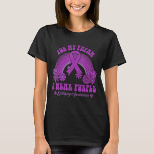 Für mein Papaw trage ich Lila Epilepsie Awareness  T-Shirt