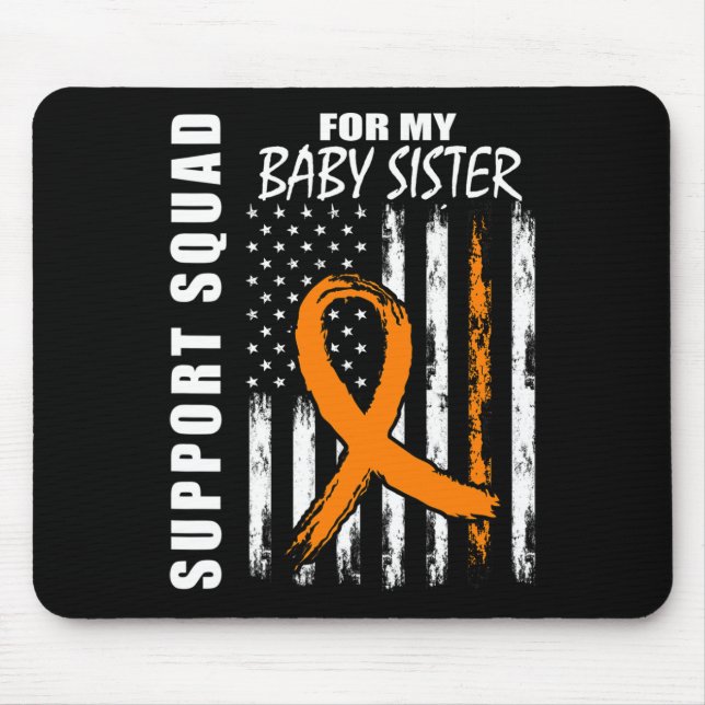 Für meine Babyschwester Leukämie Gewähr Mousepad (Vorne)