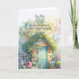 Für meine Ehefrau Jubiläumskarte Dankeskarte