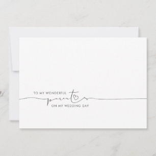 Für meine Eltern, die morgens Niedliche Nachricht