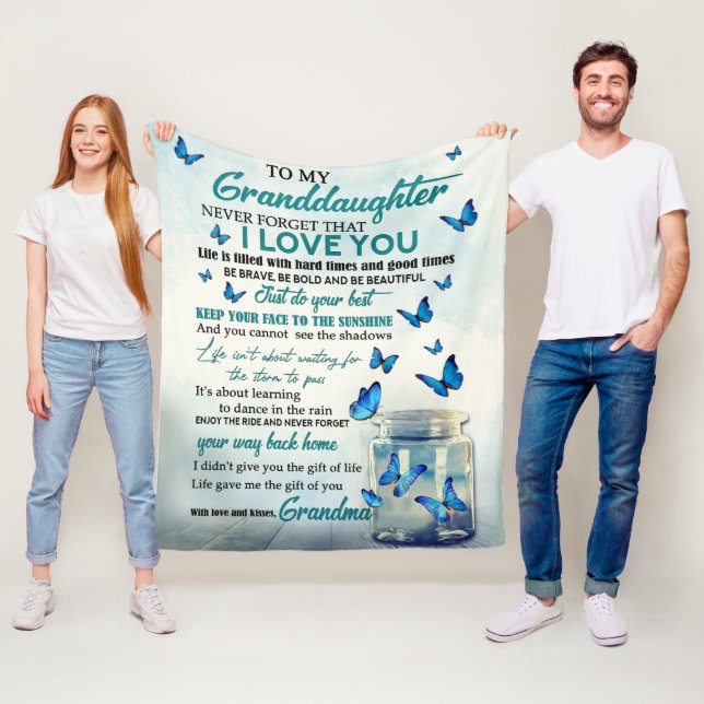 Für meine Enkelin Fleecedecke (Beispiel)