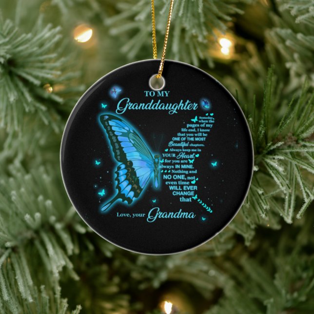 Für meine Enkelin Keramik Ornament (Baum)