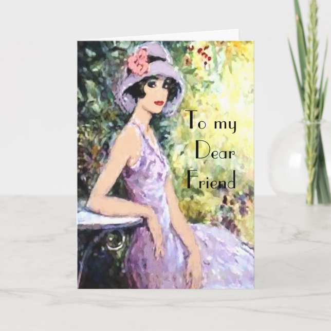 FÜR MEINE FREUND-KARTE KARTE (Vorderseite)