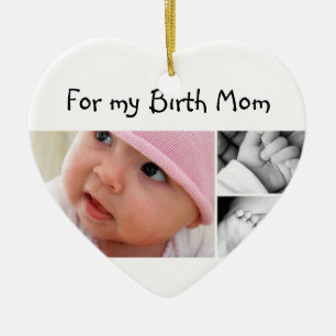 Für meine Geburts-Mama Keramik Ornament