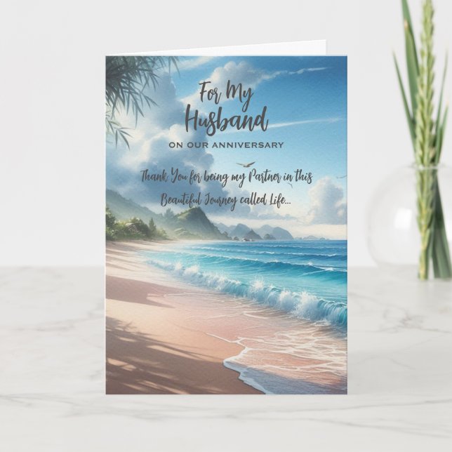 Für meine Jubiläumsgrusskarte Dankeskarte (Vorderseite)