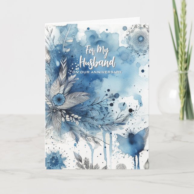 Für meine Jubiläumsgrusskarte Dankeskarte (Vorderseite)