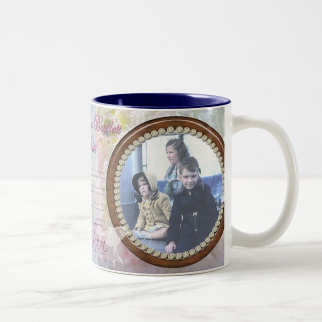 Für meine Mama Zweifarbige Tasse (Rechts)