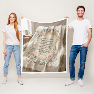 Für meine Mutter Gewebte Decke – Herzlicher Brief