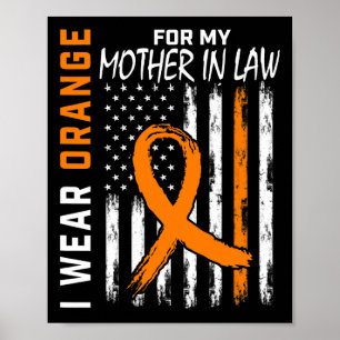 Für meine Mutter im Jura Leukämie Krebs Bewusstsei Poster