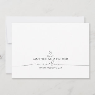 Für meine Mutter und meinen Schwiegervater Hochzei