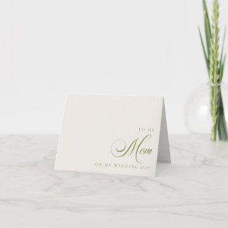 Für meine Mutter, zum Hochzeitstag, Grußkarte Dankeskarte
