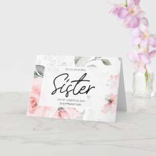 Für meine Schwester Hochzeit danke von Brautgarten Karte