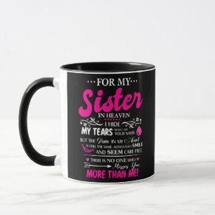 Für meine Schwester im Himmel Verlust der Schweste Tasse